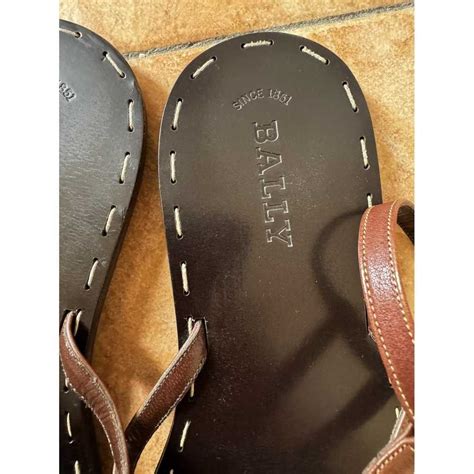 replica bally flip flops